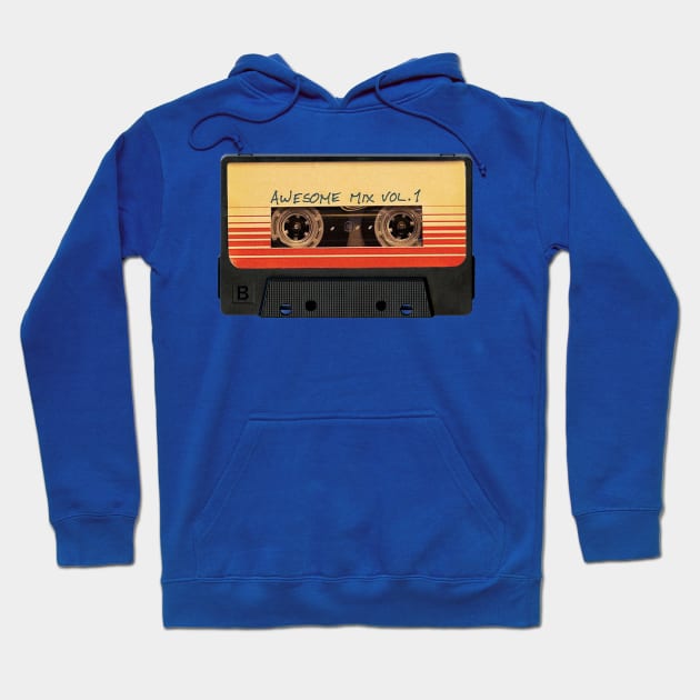 Awesome Mix Vol 1 Guardians Of The Galaxy Hoodie by waltzart